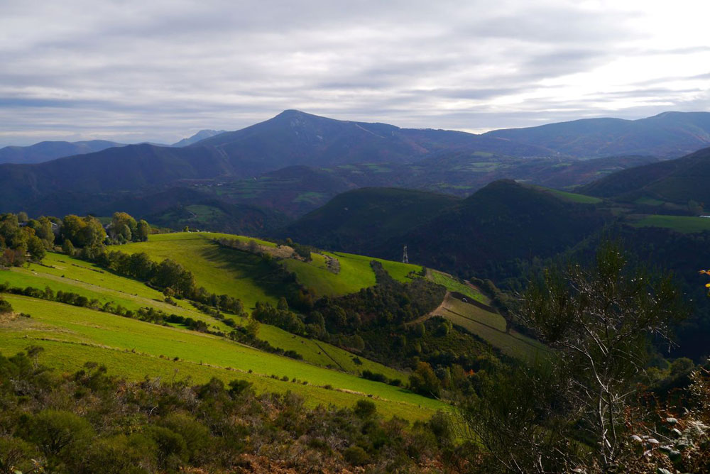 Mountain climbing on the way to Santiago