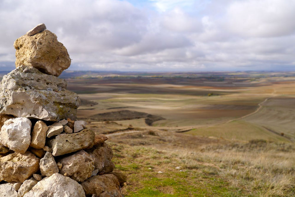 After a tough hill the view was worth it 